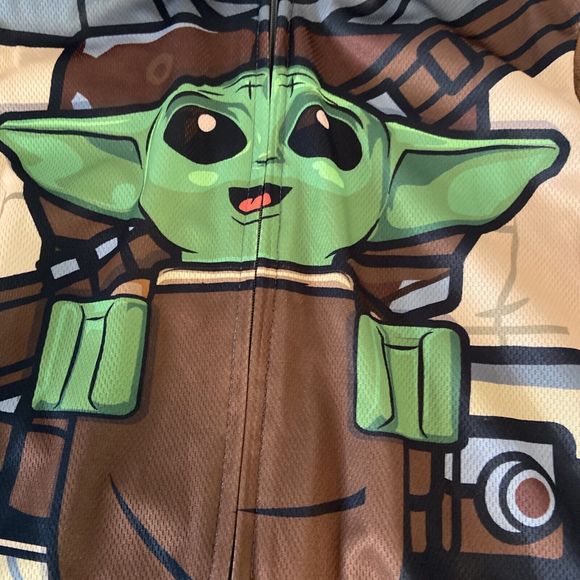 Lego Star Wars Hoodie Pajamas Grogu - Mandolorian Sz Xs 4-5 - Picture 3 of 8